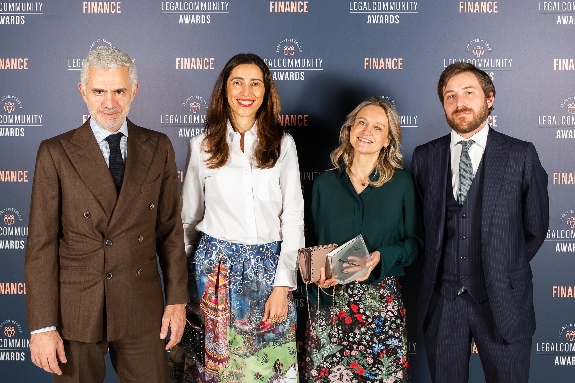Molinari Agostinelli named Restructuring Law Firm of the Year at the 2022 Legalcommunity Finance Awards